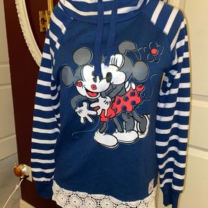 Mickey and Minnie Sweater Size Small